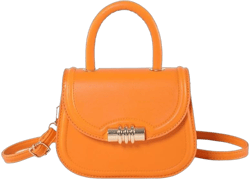 Bags for Women, Compact and Practical Women's Shoulder Bag PU Leather Crossbody Purse Elegant for Various Occasion Orange