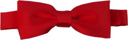 Romario Manzini Solid Red Kid's Pre-Tied Bow Tie