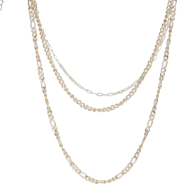 Gold Layered Necklaces for Women Stack Chain Necklace Set Trendy Fashion Jewelry for Women 2024 Triple Style3