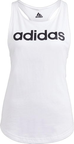 adidas Women's Essentials Loose Logo Tank Top XX-Small White/Black