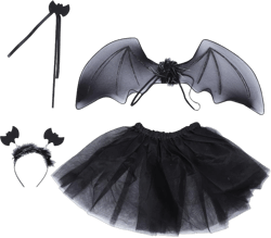 FOMIYES 1 Set Spider Headband Set Halloween Party Dress up Girl Headband Girl Halloween Outfits Girls Spider Costume Halloween Bat Wings Spider Hairband Make up Cloth Butterfly Stick Child