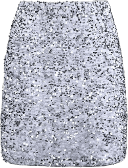 REEMONDE Women's Sequin Skirt Sparkle Stretchy Bodycon Mini Skirts Night Out Party