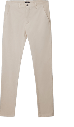 Cotton Stretch Man Pant Beige