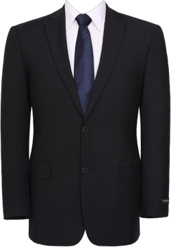 Men's Suit Separates Classic Fit Two Button Business Casual Jacket Blazer and Pants Set blazer 44 Short Navy