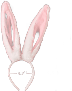 Bunny Ear Headbands for Women Easter Pink Rabbit Ears Headband for Party Favors Halloween Cute White Bunny Ears