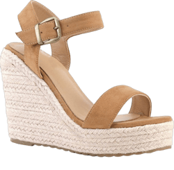 Women'S Wedge Sandals Platform, Ankle Strap Wedge Sandals Open Toe Casual Summer Straw Woven Classic Wedge Sandals 10 Tan