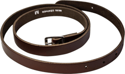 I LUV LTD Sporran Leather Strap Belt Plain Brown 3/4" for Mens Kilt Sporran Mens Scottish Highland Dress Clothing Accessories X-Large
