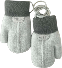 2DXuixsh Mitten Strings for Kids Mittens for Baby Snow Glove for Kids Girls Boys Winter Snow Ski Gloves Kintted Warm and Soft Glove Kids Warm Gloves Wool() Hot Pink S