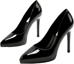 LUXINYU Women Pointed Toe Super High Heels Fashion Patent Leather Dress Shoes Platform Stiletto Ladies Pumps Classic Office Heels 8 Black