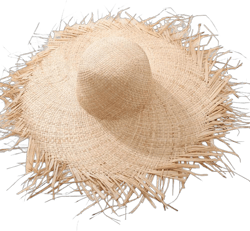 Summer Straw Hat Straw Sun Hat Wide Brim Straw Hat Beach Straw Hat Tassel Straw Hat Handwoven Straw Hat for Women (Round) 21.3in-22.8in Round
