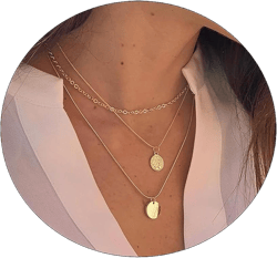 Layered Necklaces for Women,Dainty Gold Necklace Layering Necklaces 14k Gold Plated Snake Chain Choker Necklace Gold Chain Necklace Women Gold Jewelry Gifts
