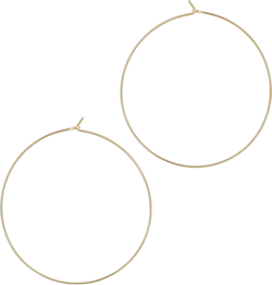 Thin Gold Hoop Earrings for Women - Hypoallergenic Lightweight Gold Hoop Earrings Dainty - Large 70MM Gold