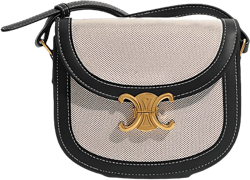 Trendy Vegan Leather Crossbody Bags for Women, Flap Saddle Purses, Shoulder Bag Black