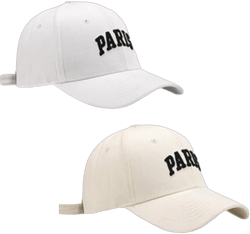 CORIRESHA Women's Unisex Letter Embroidery Outdoor Baseball Cap Adjustable Cotton Dad Hat