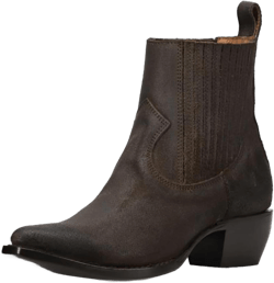 Frye Sacha Chelsea Boots for Women - Premium Leather, Stylish Ankle Booties, Comfortable All-Day Wear, Versatile Fashion Staple Chocolate 12