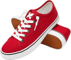 Women Canvas Sneaker Slip On Non Slip Casual Shoes Lace Up Canvas Low Top White Shoes Loafers for Women Fashion Black Sneaker 8.5 Red