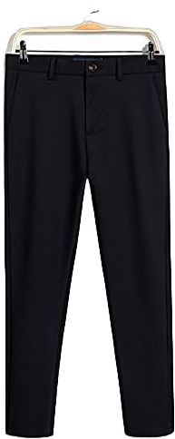 Men's Suit Pants Stretch Slim Fit Skinny Casual Dress Pants Separate Pants 36W x 34L Black