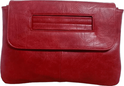 Women Handbags PU Leather Female Clutch Handbag Messenger Bag Large Solid High Capacity Red