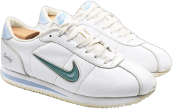vintage NIKE Cortez Sneakers men&#39;s US 9.5 rare authentic athletic shoes white retro sport 00&#39;s streetwear swoosh logo trainers style