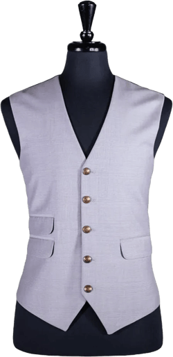 Mens Vest, Gray Blue Glen Plaid Wool, Formal Tuxedo Suit Waistcoat, Groom Wedding, Theater Costume, Victorian Steampunk, Dress Casual, Large