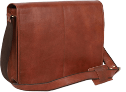 16-inch Vintage Brown Leather Laptop Mens Satchel Crossbody Messenger Bag for Women Shoulder bag for Work & Daily Use