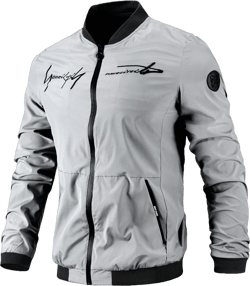 Manfinity Hypemode Men Letter Embroidery Bomber Jacket