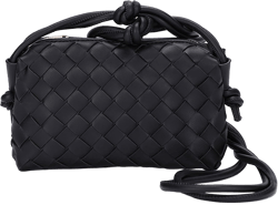 Woven Bag for Women Crossbody Shoulderbag, Small Vegan Leather Purse