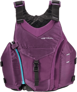 Astral Layla PFD - Women’s Life Jacket for Kayaking, SUP, and Watersports - Stylish, Lightweight & Comfortable - USCG Approved X-Small Hazy Purple