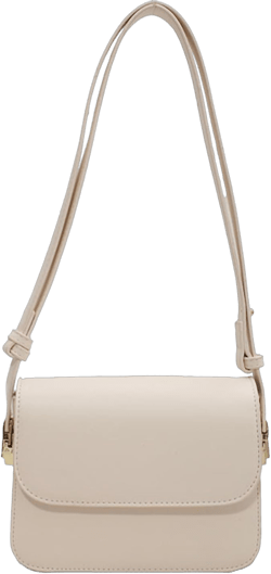 Women's Small Square Shoulder Bag Adjustable Strap Crossbody Purses For Women Preppy Style Female Crossbody Bag White