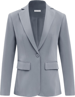 Cicy Bell Womens Blazers Open Front Long Sleeve Suit Jackets Business Casual Outfits Dark Grey Small