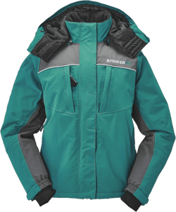 Striker Women's Prism Durable Water-Resistant Insulated Outdoor Ice Fishing Jacket with Sureflote Flotation Technology (2020) 8 Emerald Teal/Gray