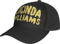 Lucinda Music Williams Logo Baseball Cap Adjustable Denim Sun Chapeau for Mens & Womens