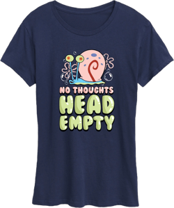 SpongeBob SquarePants - Head Empty Gary - Women's Short Sleeve Graphic T-Shirt