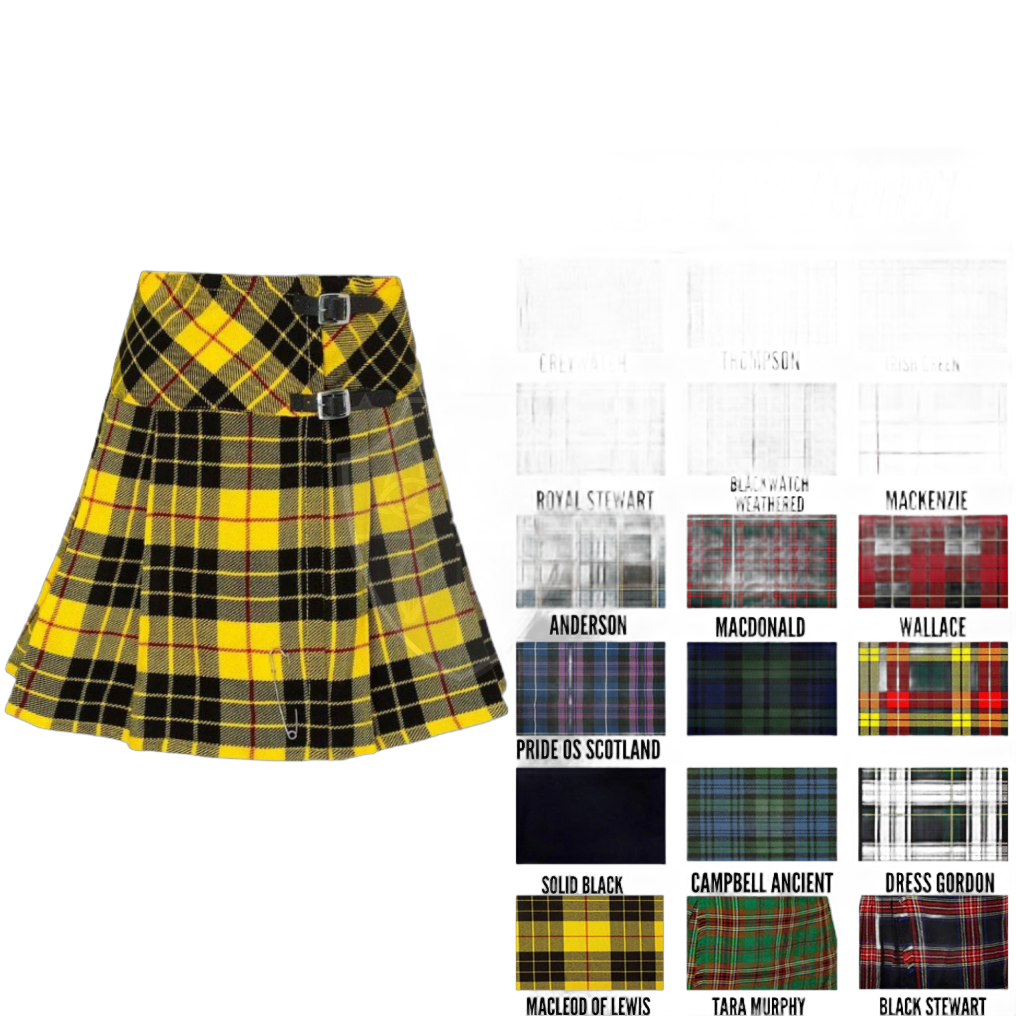 Tartan skirts for women, Tartan Kilted Skirts, Premium Scottish kilted skirts, Blended wool Skirts for women, Customize mini skirt for women