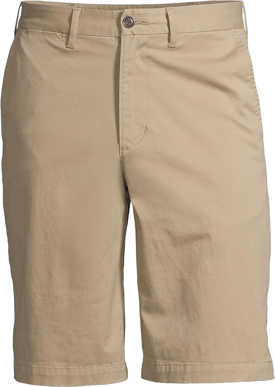 Lands' End Men's 11" Traditional Fit Comfort First Stretch Chino Shorts 38 Khaki