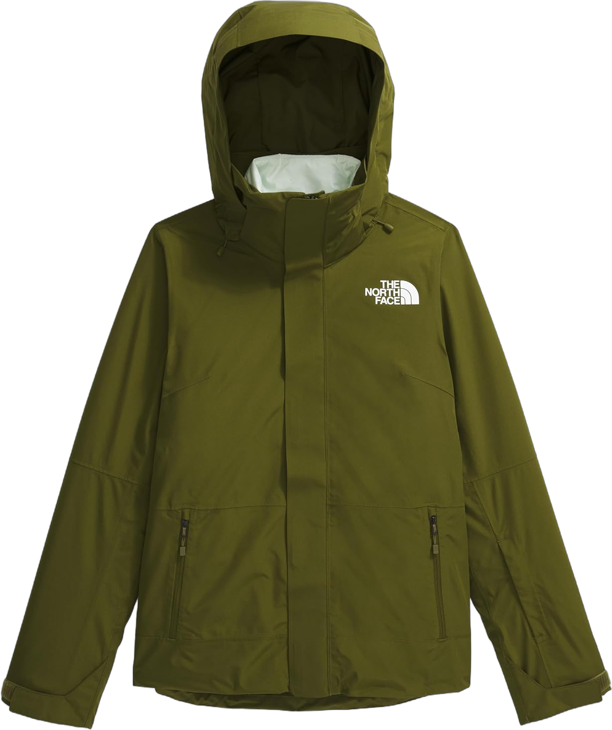 THE NORTH FACE Women's Garner Triclimate Insulated Ski Jacket Small Forest Olive/Pale Green