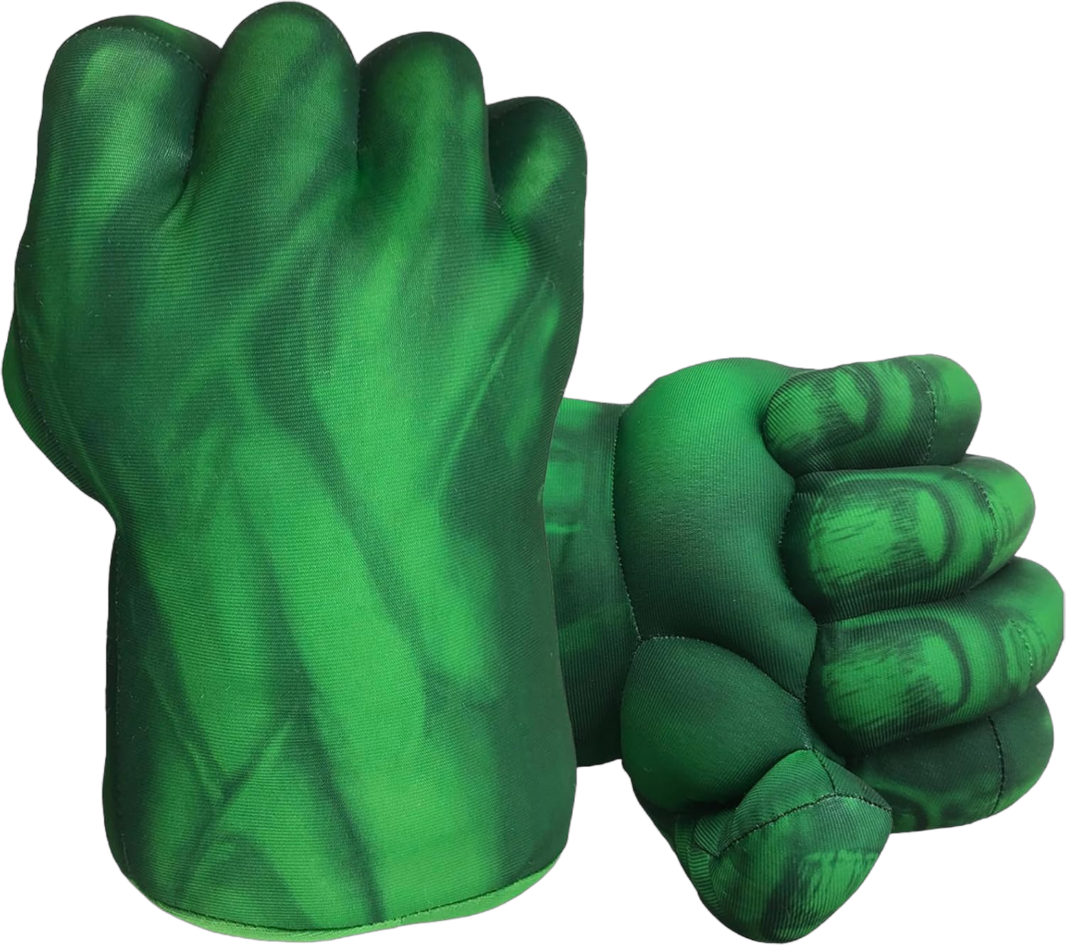 Superhero Hands Gloves Superhero Toy Fists Kids Soft Plush Superhero Gloves Superhero Costumes Gloves for Boy Green