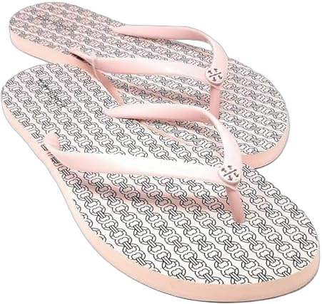 Tory Burch 144177 Women's Chelsea Flip Flop Sandals (Pearl Blush Gemini Link - Pearl Blush, US Footwear Size System, Adult, Women, Numeric, Medium, 8)