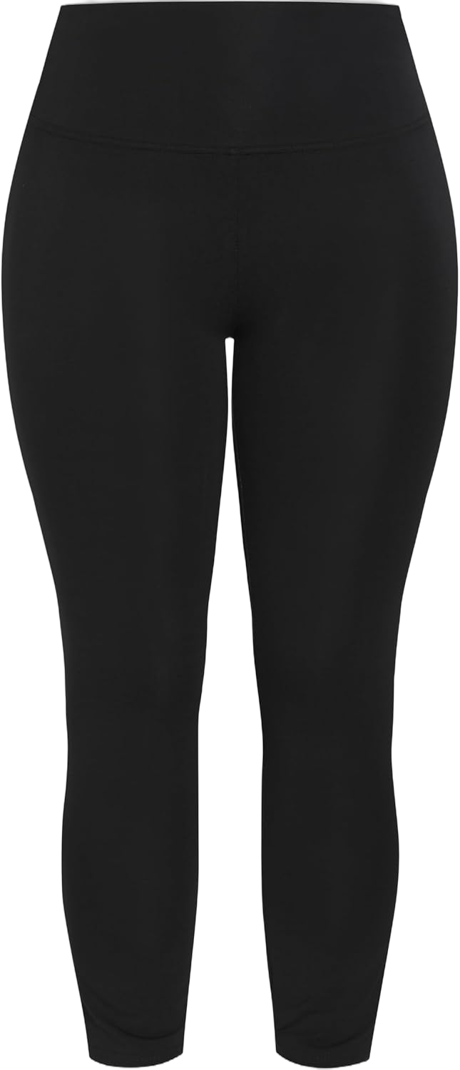 Avenue Women's Plus Size Legging Pima H/R Av 30-32 Plus Black