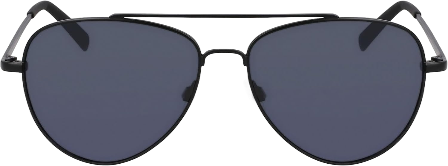 Nautica Men's N101sp Pilot Sunglasses Matte Black 58 Millimeters