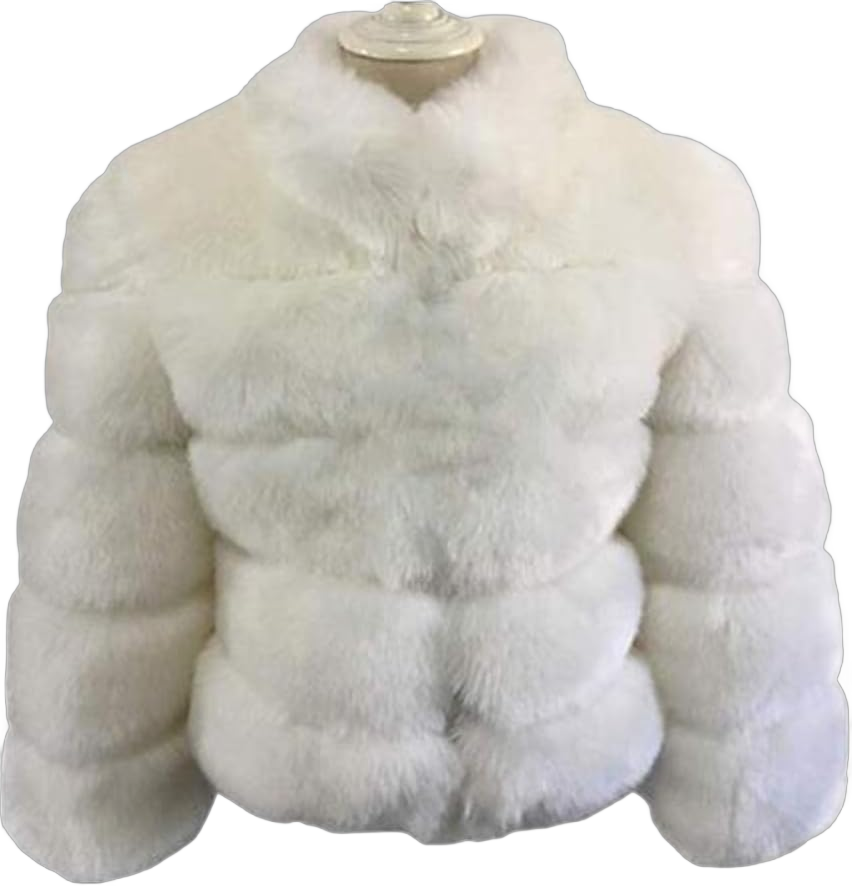 Lisa Colly Women's Winter Parka Coat Overcoat Long Sleeve Faux Fur Coat Jacket XX-Large White
