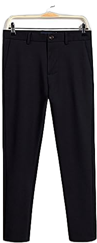 Men's Suit Pants Stretch Slim Fit Skinny Casual Dress Pants Separate Pants 36W x 34L Black