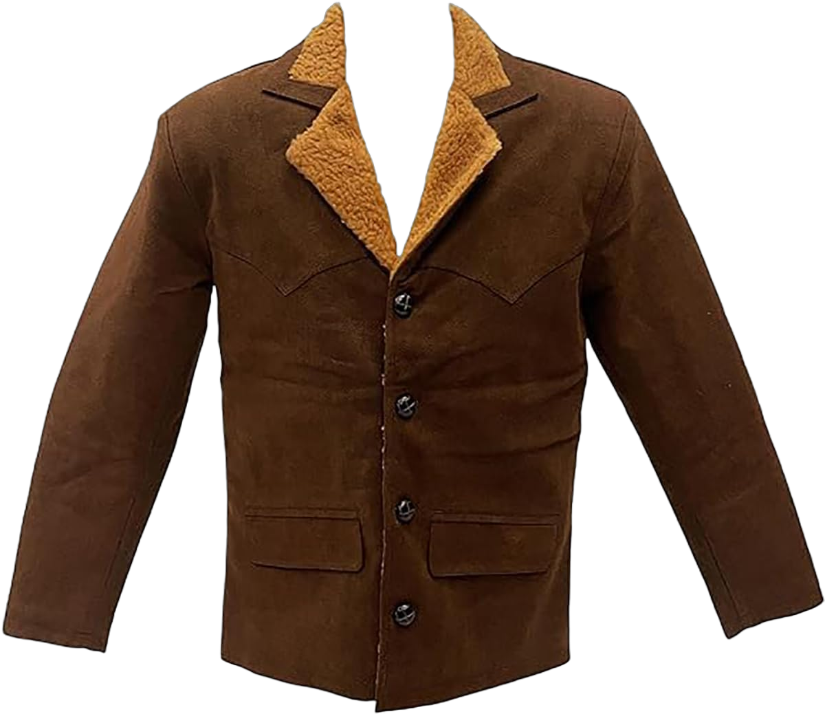 Suede Leather Jacket Men - Kramer Jacket Men Medium Brown - Suede Leather