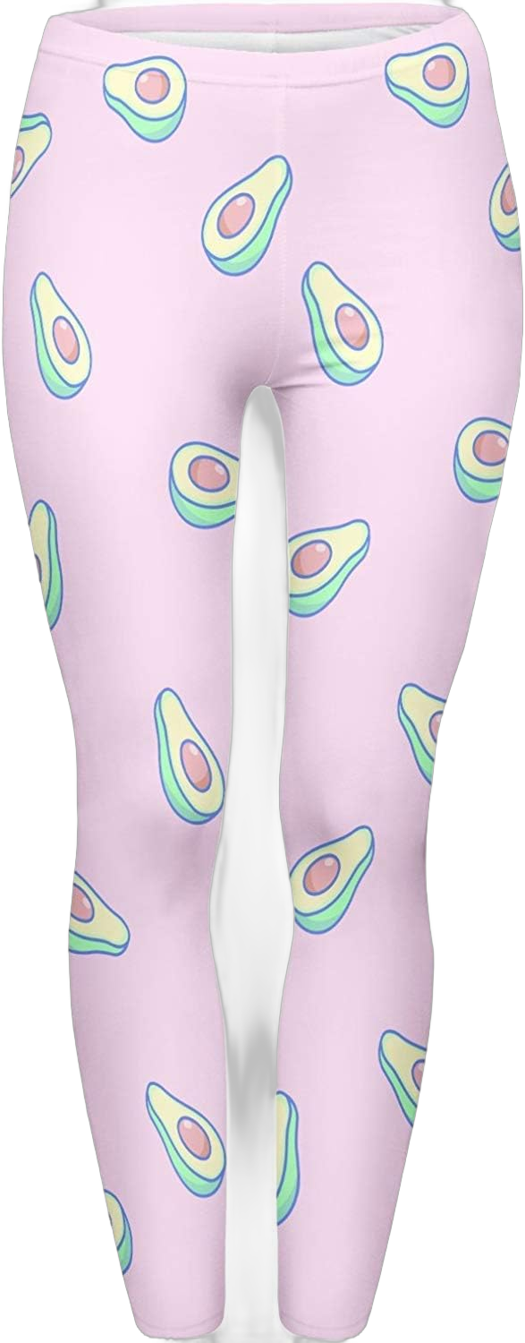 Womens Galaxy Star Printed High Waist Strenchy Leggings Pants Brushed Buttery Soft Ankle Length Tights Avocado Pink