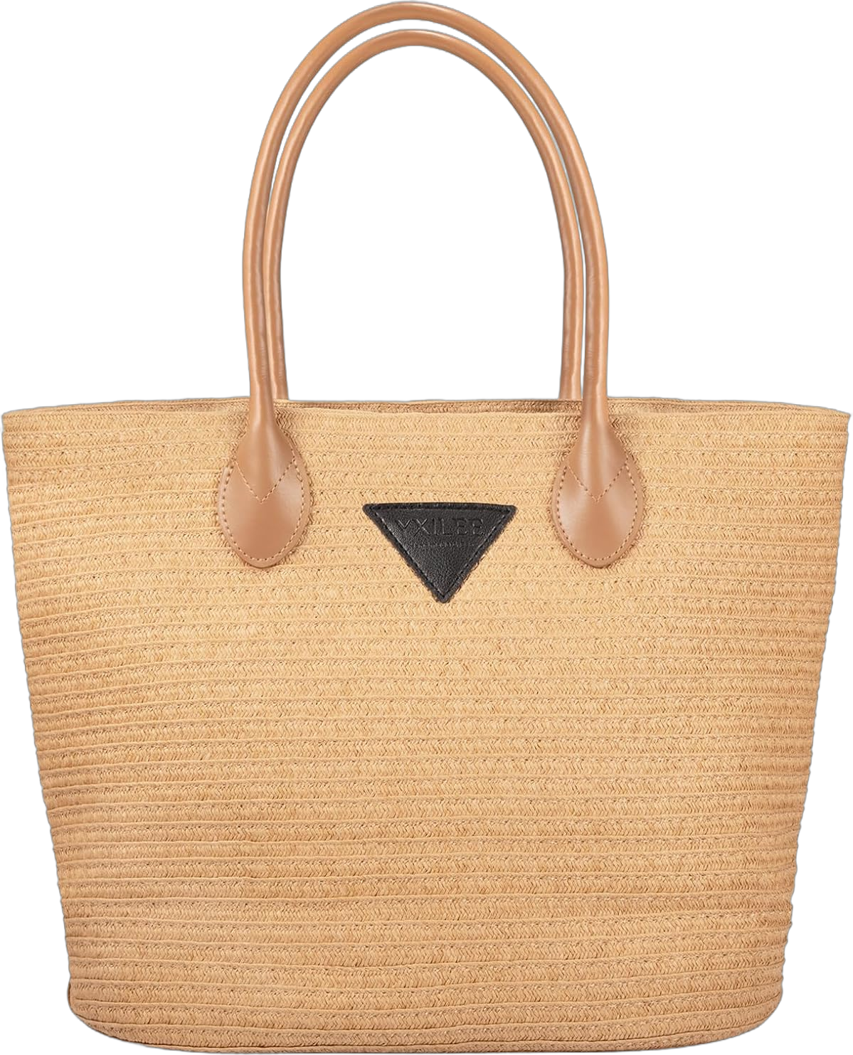 YXILEE Straw Bag for Women - Straw Summer Beach Woven Tote Bags - M Size Handmade Zipper Shoulder Bag P001-strawtote